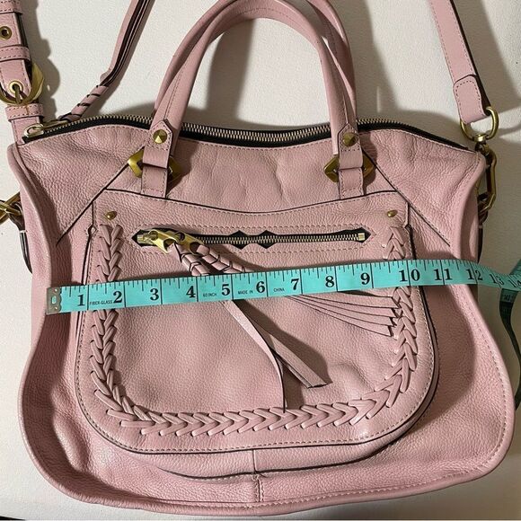 orYANY Sarah bag Blush pink Leather Satchel w/ Braiding Detail - Picture 10 of 13